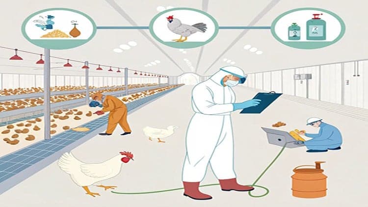 poultry farming Bacterial diseases hindering satisfying prod