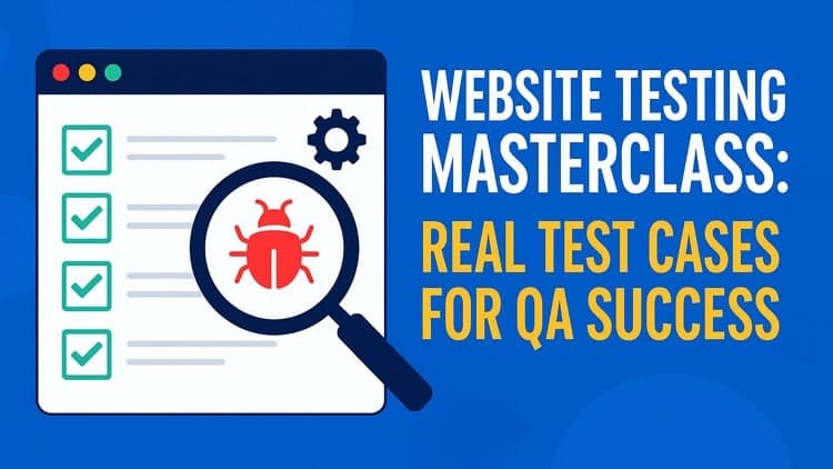 Website Testing Masterclass - Free Udemy Course [100% Off]