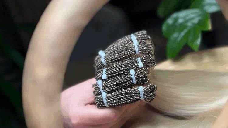 Hand-tied weft weaving / How to weave hand-tied wefts