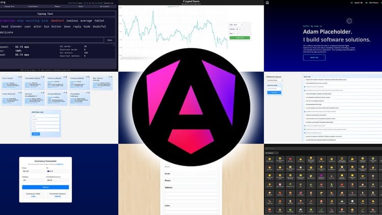 30 Days of Angular: Build 30 Web Projects with Angular 19