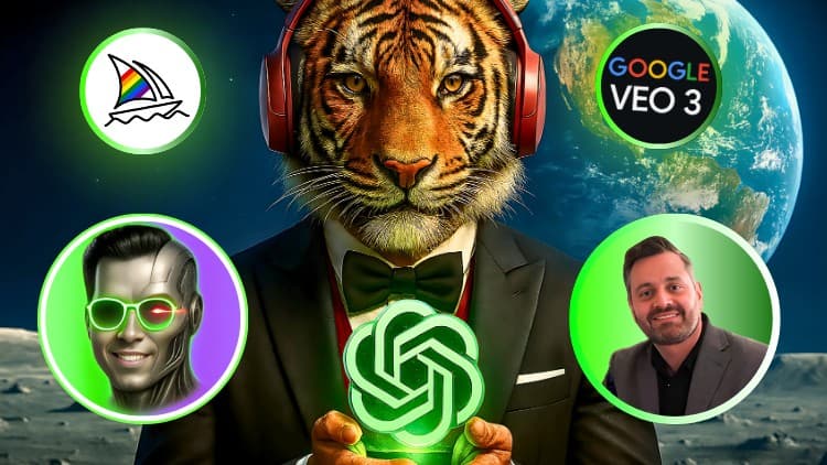 ChatGPT, Midjourney & VEO3 - Free Udemy Course [100% Off]