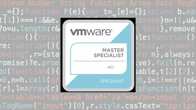 VMware HCI Master Specialist Exams