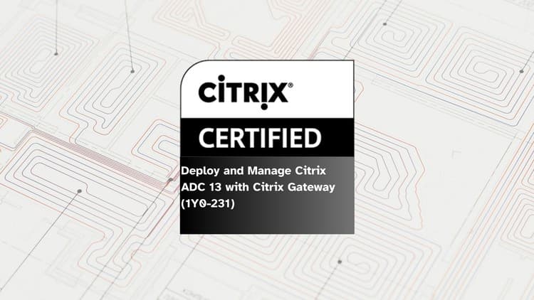 Citrix ADC 13 with Citrix Gateway Deployment and Management