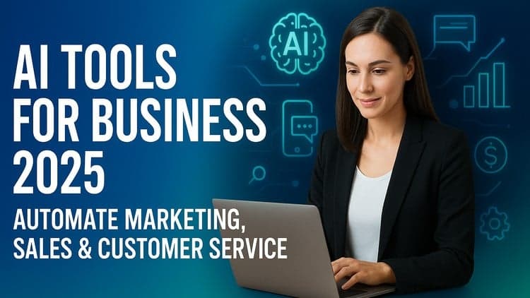 AI Tools for Business 2025 - Free Udemy Course [100% Off]
