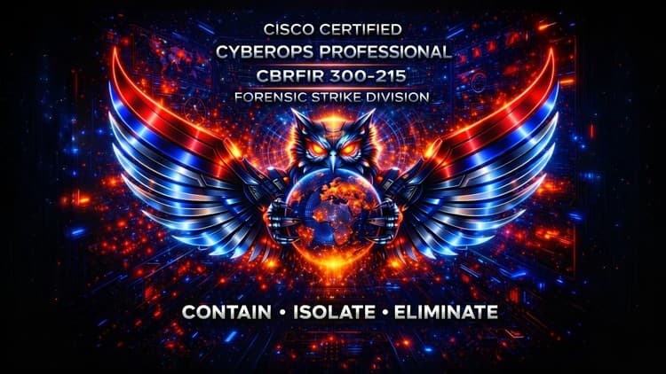 CISCO CyberOps Pro CBRFIR 300-215 - Free Udemy Course [100% Off]
