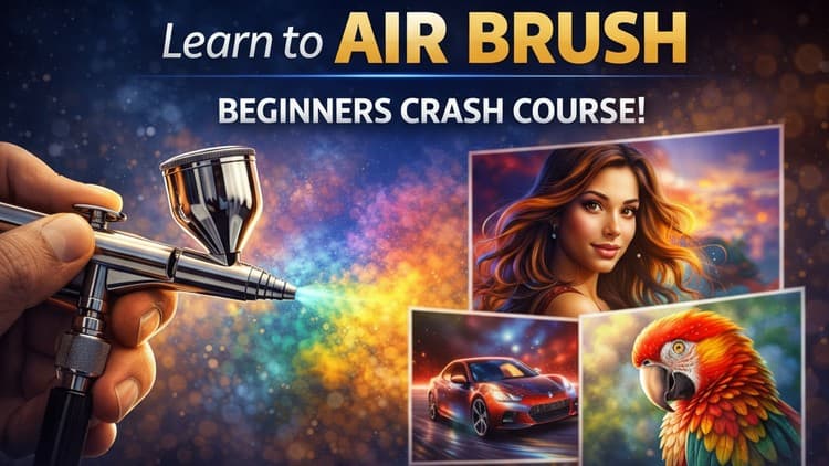 Learn to Air Brush: Free Udemy Course 100% Off