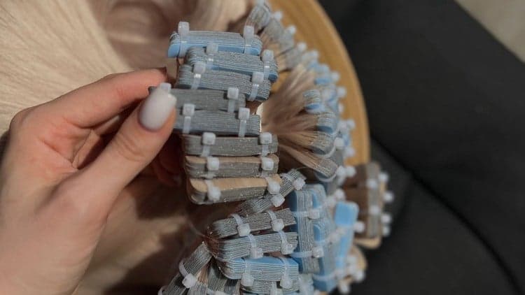 Tape-in hair extensions