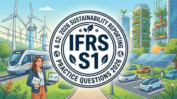 IFRS S1 & S2 2026: Sustainability Reporting Practice Tests