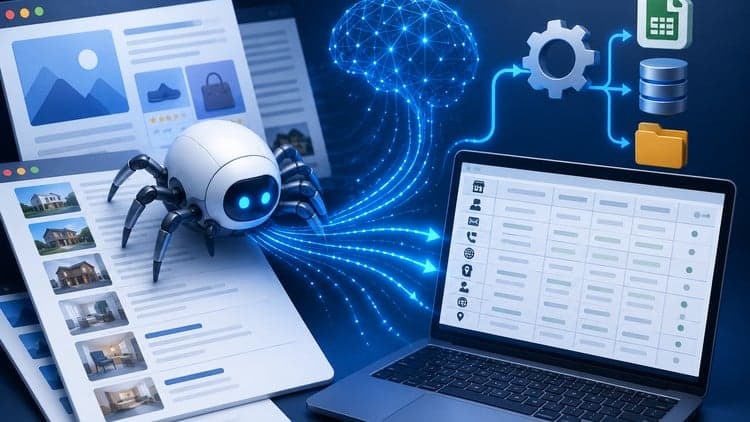 Scrape The Web Using AI