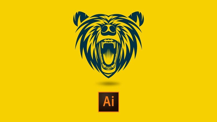 Bear Mascot Logo Design - Free Udemy Course 100% Off