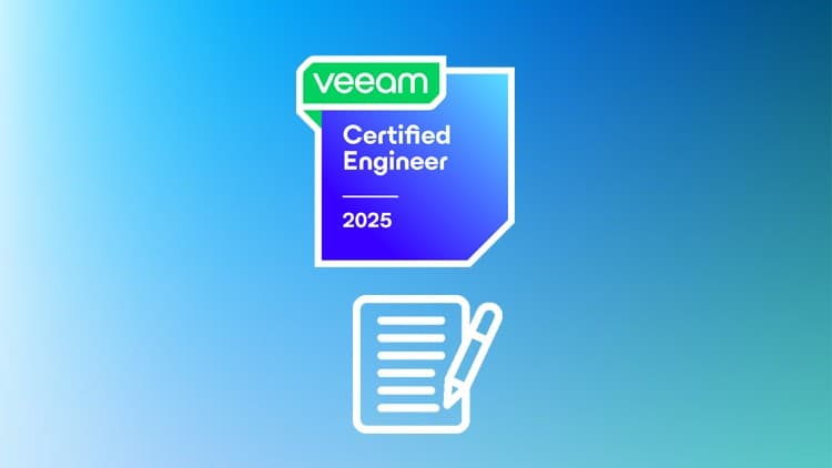 Veeam Certified Engineer VMCE v12.1 - Free Udemy Course 100% Off